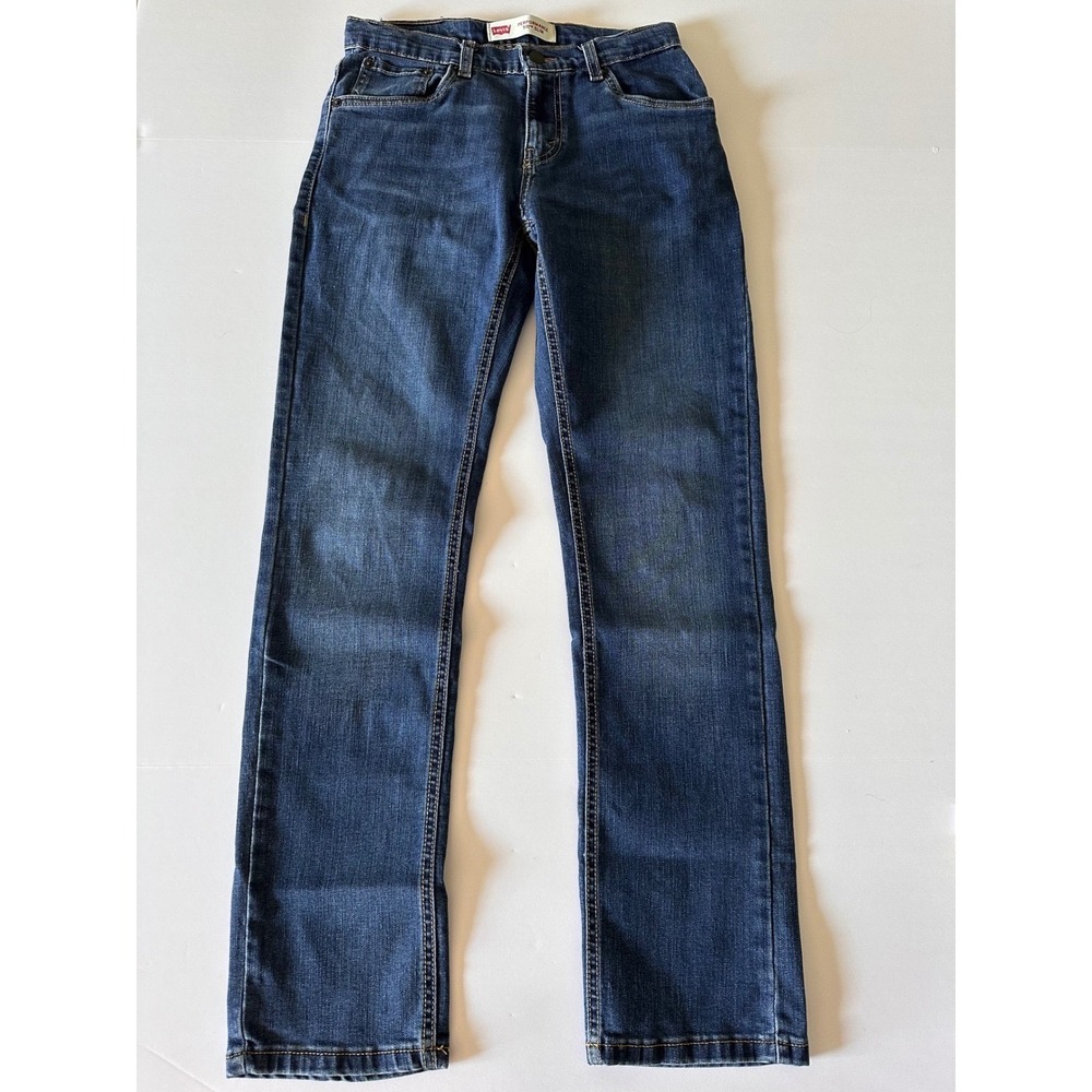 Levi's 511 Slim Performance Jeans‎ Boys Size 16 Regular Dark Wash